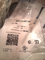 NEW Gripple HF3-LG-20FT -4P Standard Hanger Loop End #3 200LB