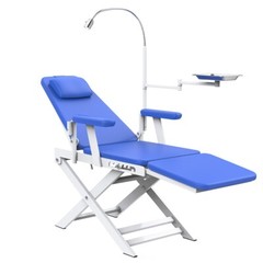 Silla plegable simple dental portátil / taburete médico móvil