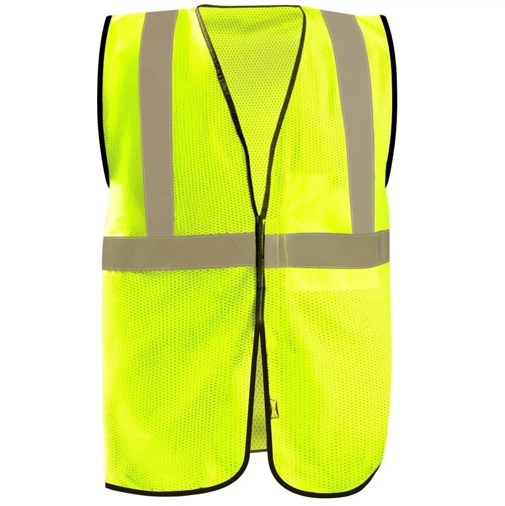 OccuNomix Men’s Safety Vest 2XL/3XL Class 2 Reflective Tape ANSI Yellow