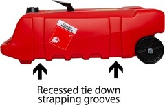 Portable Fuel Transfer Pump, 14 Gallon Gas Caddy