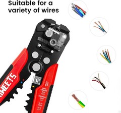 Durable Alloy Steel Wire Stripper & Crimper – Automatic 3-in-1 Utility Tool