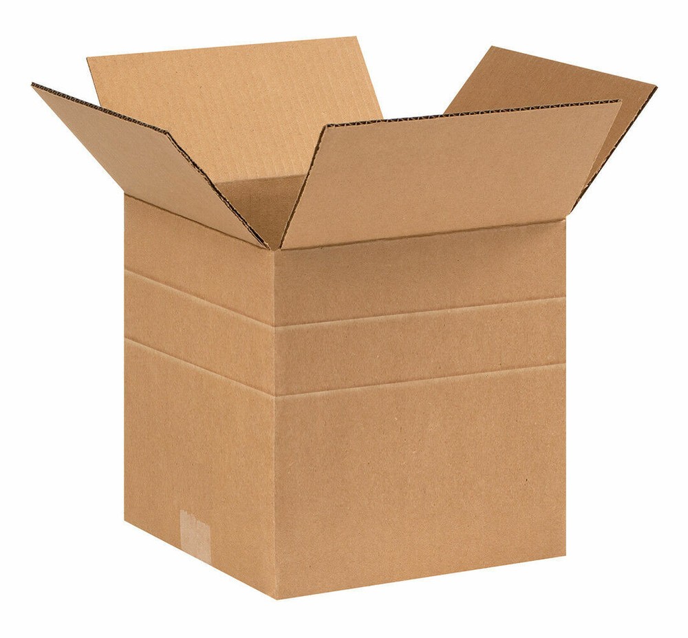 100 – 9 x 9 x 9 Multi Depth Shipping Boxes Storage Cartons Moving Packing Box