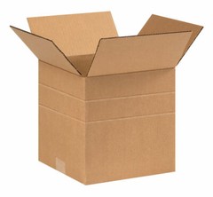 100 – 9 x 9 x 9 Multi Depth Shipping Boxes Storage Cartons Moving Packing Box