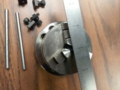4″ PRECISION TILTING ROTARY TABLE w. 3″/65mm 3-jaw chuck Part#TTSK-100CK- NEW