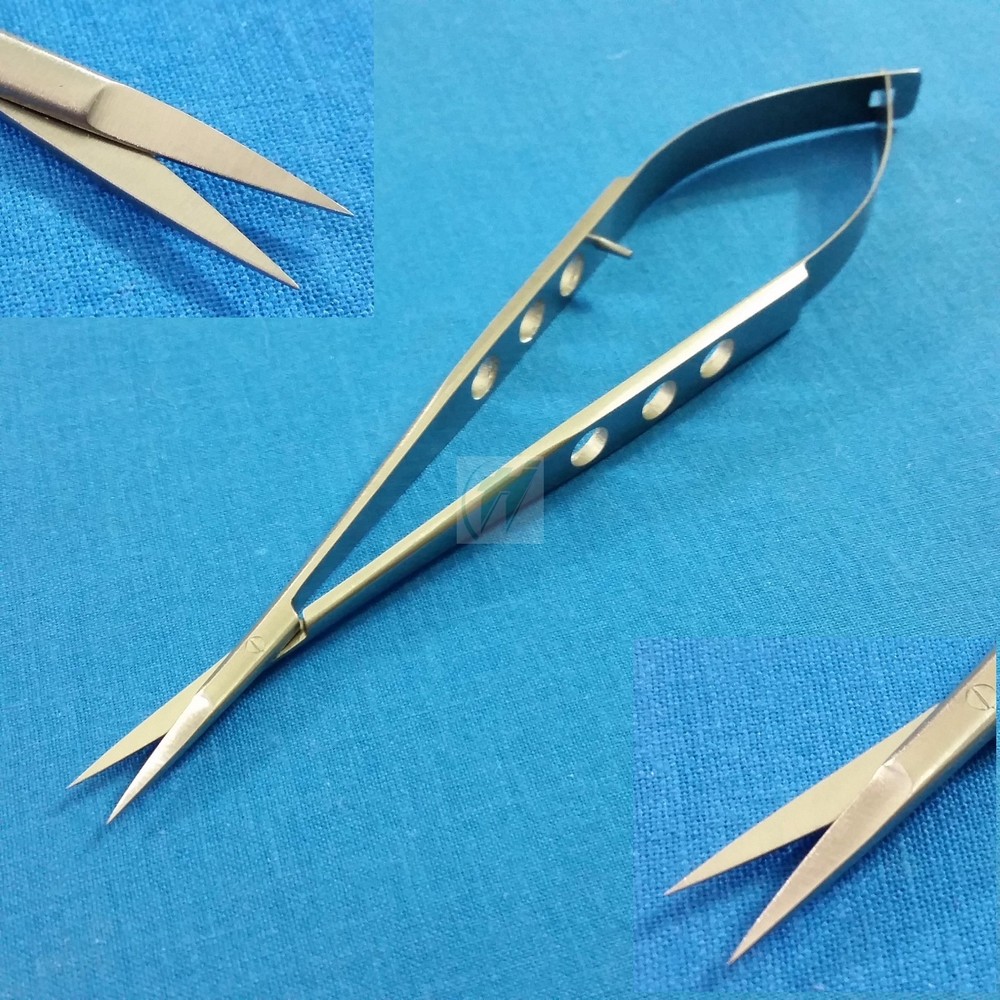 FINE TIP POINT SPRING SELF RETRACTING STITCH MICRO SCISSORS 5.5″ STRAIGHT
