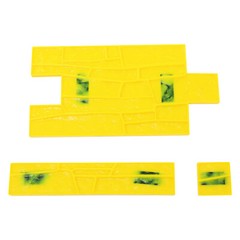 Concrete Wall Mold Polyurethane Seamless Stamp Cement Texture Stone Slate Mat US