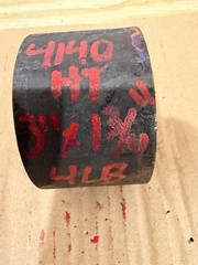 One Piece 4140 Hot Rolled Steel Bar Round Stock Heat Treated 3” OD x ~1 3/4”