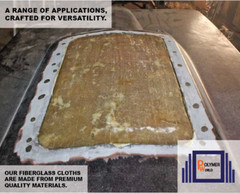 Fiberglass Repair Kit 1 Gal of Polyester Resin 1.5x50x3 Yard Chopped Strand Mat