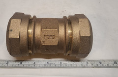 2″ Ford Meter Box Coupling CTS Quick Joint Lead-Free Brass