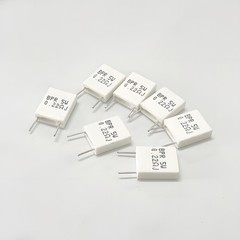 5Watt Non-Inductive Cement Resistor ±5% Values of 0.005~100Ohm Ceramic Resistor