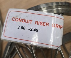 9 NEW Conduit Riser Grip 3.00″ – 3.49″ Lewis Hubbell Kellems Cable Support