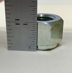 (10) 7/8″-9 Locknut Nylon Insert NE Steel Zinc Reusable Stop Nuts 7/8 7/8-9
