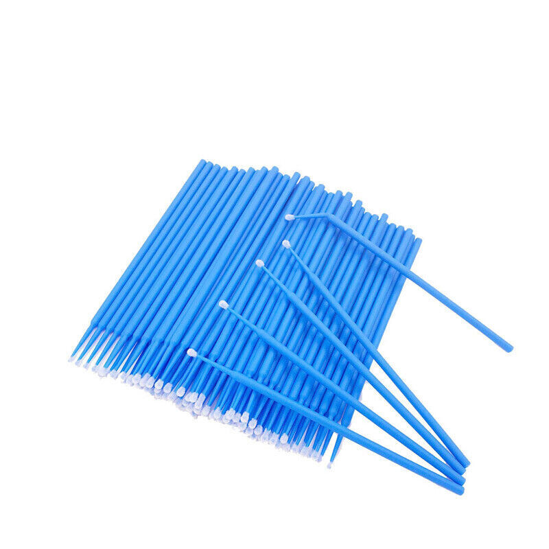 100Pcs Dental Disposable Bendable Micro Brush Applicator/Long Type/Taper Brush