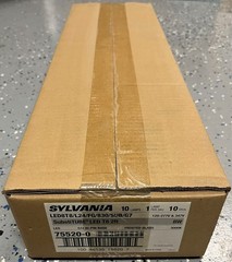 SYLVANIA 75520-0 LED8T8/L24/FG/830/SUB/G7 3000k LED 2ft Bulb, (10-PACK) New