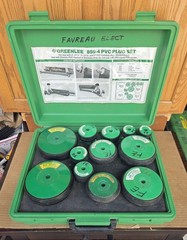 Greenlee 859-4 859 Pvc Plug Set 2″ – 6″, 12 Pc W/ Case