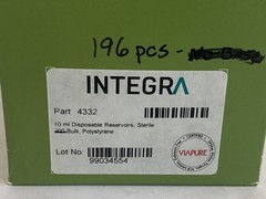 (196) INTEGRA Clear Advantage Automation Friendly Reagent Reservoir Liners 4332