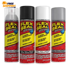 Flex Seal Clear 14 Oz. Aerosol Liquid Rubber Sealant Coating Spray Paint 👌