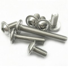 M3 M4 M5 M6 Hexagon Socket Button Head Screws With Collar 304 Stainless Steel