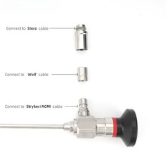 HD Medical Surgical Rigid Endoscope Optics Φ2.9mm Φ4mm 302mm 0° 12° 30° 70°
