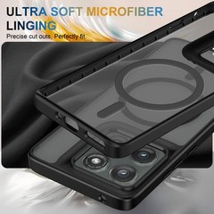 Magnetic for Motorola Edge 5G 2025 Case with Tempered Glass Screen Protector Mat