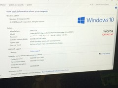 Oracle Micros Express Station 4 Intel Atom E3930 1.3GHz 4GB Ram Windows 8204000