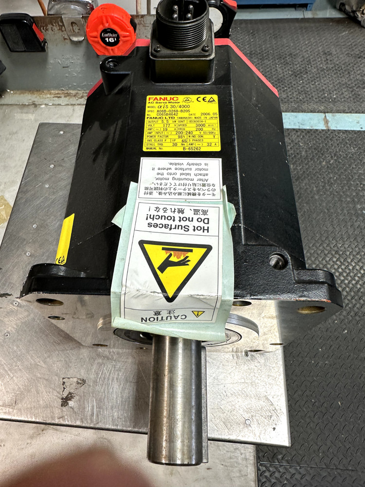 Fanuc A06B-0268-B205, 5.5kw, 3,000RPM, 200Hz, 200-240V, NEW