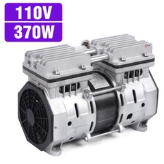 Oilless Vacuum Pump | Industrial Oil-Free Piston Vacuum Pump W/Filter BEST SELL