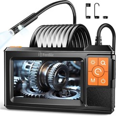 Upgrade Endoscope Camera with Light, 4.3′ IPS Screen 1080P HD Inspection Camera