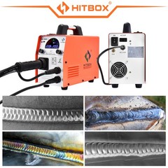 HITBOX 4IN1 MMA Gas/Gasless MIG Welder Lift TIG Welder & Welding Helmet Pro Home