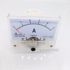 Analog Panel AMP Current Ammeter Meter Gauge 85C1 0-5A DC