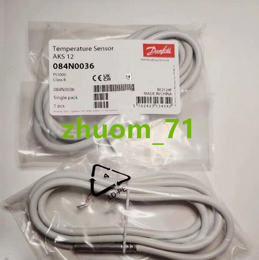 1PC Danfoss 084N0036 temperature sensor 1.5M #F