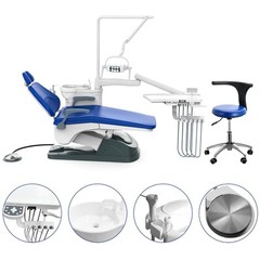 FDA Dental Unit Chair Computer Control /22L Autoclave Steam Sterilizer Class B