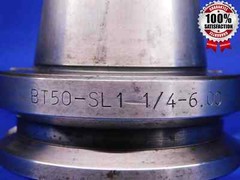 BT50 TECHLEADER 1 1/4 ID SOLID END MILL TOOL HOLDER 1.25 BT50-SL1 1/4-6.00 CNC