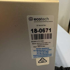 Ecotech HTO-1000 Series Heated Thermal Oxidiser Part ECO-HTO1000-115