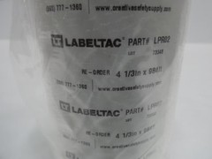 Labeltac LPR02 White Print Ribbon 4.33in X 984ft