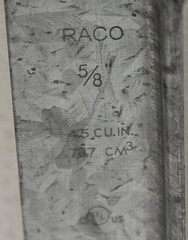 Raco 5/8″ 4.5 cu. in. Square Device Cover