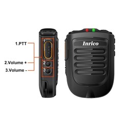 ANYSECU Inrico Wireless PTT Microphone – B01 iOS 63 x 25.6 x 90 cm, Black