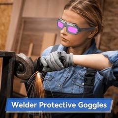 Safety Welding Glasses, PC Lens Eye Protection for Welding, Cutting & Grinding