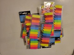 Jot Sticker Post Note Flags Lot of 30 packs of 400) Office School Teacher Home