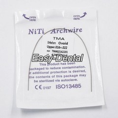 1-100Pc Dental Orthodontic TMA Arch Wire Titanium Molybdenum Alloy Ovoid/Natural