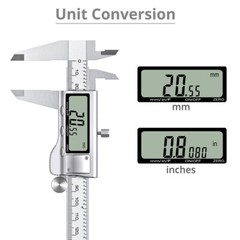 6″ 150mm Digital Caliper Electronic Micrometer LCD Measuring Tool with Fraction