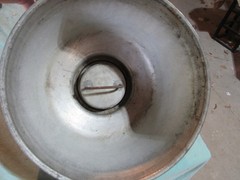 Vtg 14″ Galvanized Steel Milk Strainer Filter Sieve 3pc Lot Antique Steampunk F6