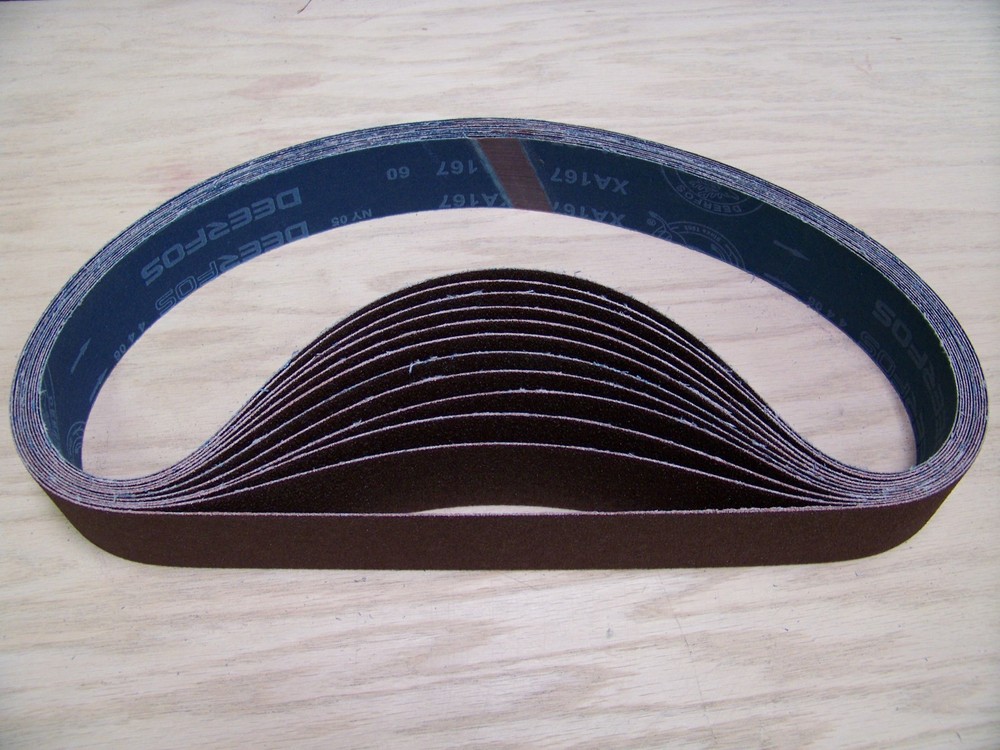 PREMIUM A/O, X-WEIGHT SANDING BELTS 2″ X 48″, 10 – PACK, 60-GRIT