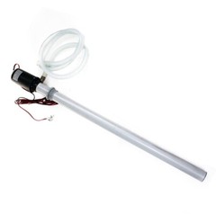 12V DC Centrifugal Drum Barrel Fuel Transfer Pump 55 Gallon 8GPM 12 Volt Kit 35″