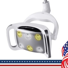 9W Dental 6 LED Lamp Oral Light Lamp For Unit Chair 8-level adjustable Ra90