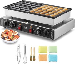 50PCS 1700W Commercial Electric Nonstick Waffle Maker Machine, 1.8 Inches Pan…