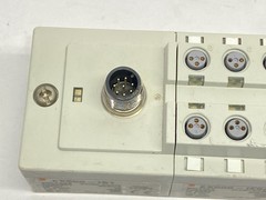 SMC EX500-IB1 DeviceNet Input Base Unit w/ 2x EX500-IE5 Input Block 8x M8 3-Pin