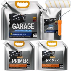 Garage Floor Epoxy Kit, Water-based Garage Floor Paint, High Gloss Epoxy Garage