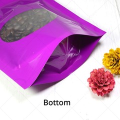14g Heat-Sealable Stand-Up Bags-Custom Pouch with Clear Window for Candy&Treats