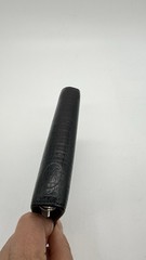 Rare Filofax Pocket Topaz Black leather Organizer Planner unused retired